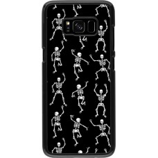 Samsung Galaxy S8 Case Hülle - Halloween 2024 dancing skeleton