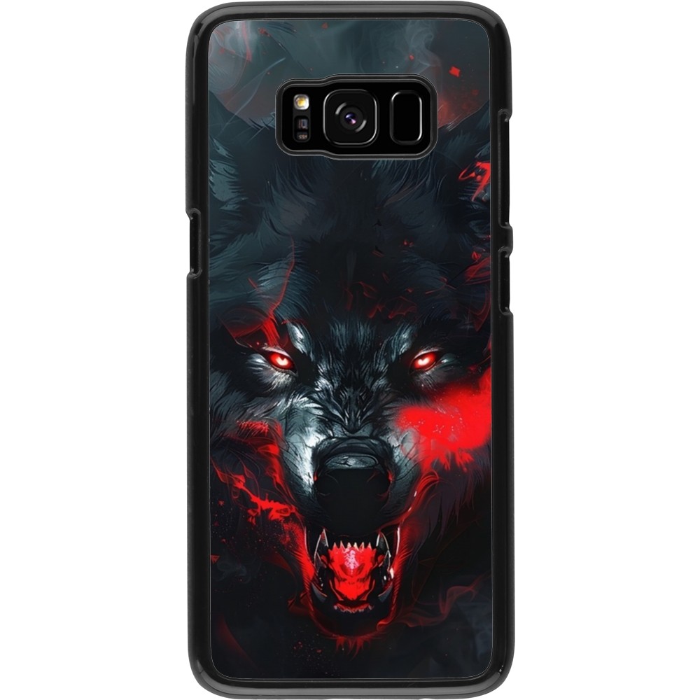 Samsung Galaxy S8 Case Hülle - Halloween 2024 mad werewolf