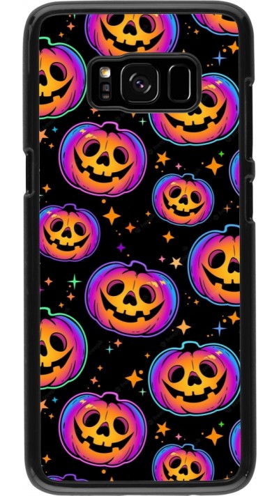 Coque Samsung Galaxy S8 - Halloween 2024 rainbow pumpkins