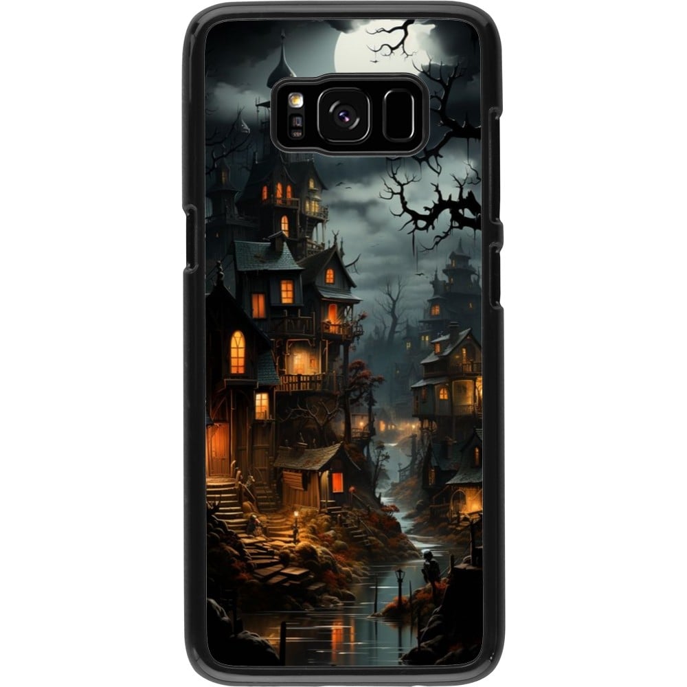 Coque Samsung Galaxy S8 - Halloween 2024 scary town