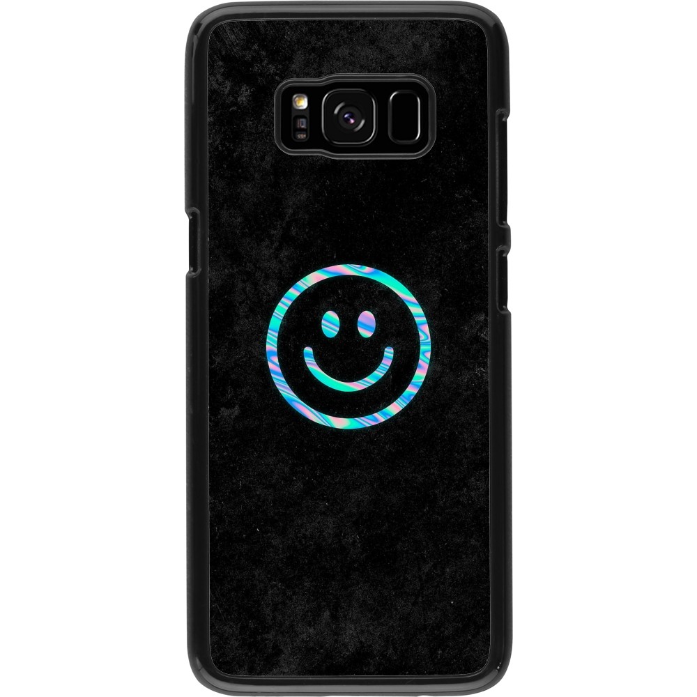 Samsung Galaxy S8 Case Hülle - Happy smiley irisirt