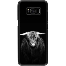 Samsung Galaxy S8 Case Hülle - Highland calf black