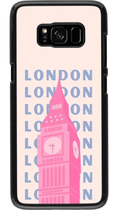 Samsung Galaxy S8 Case Hülle - London Pink Print