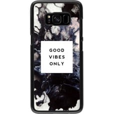 Coque Samsung Galaxy S8 - Marble Good Vibes Only