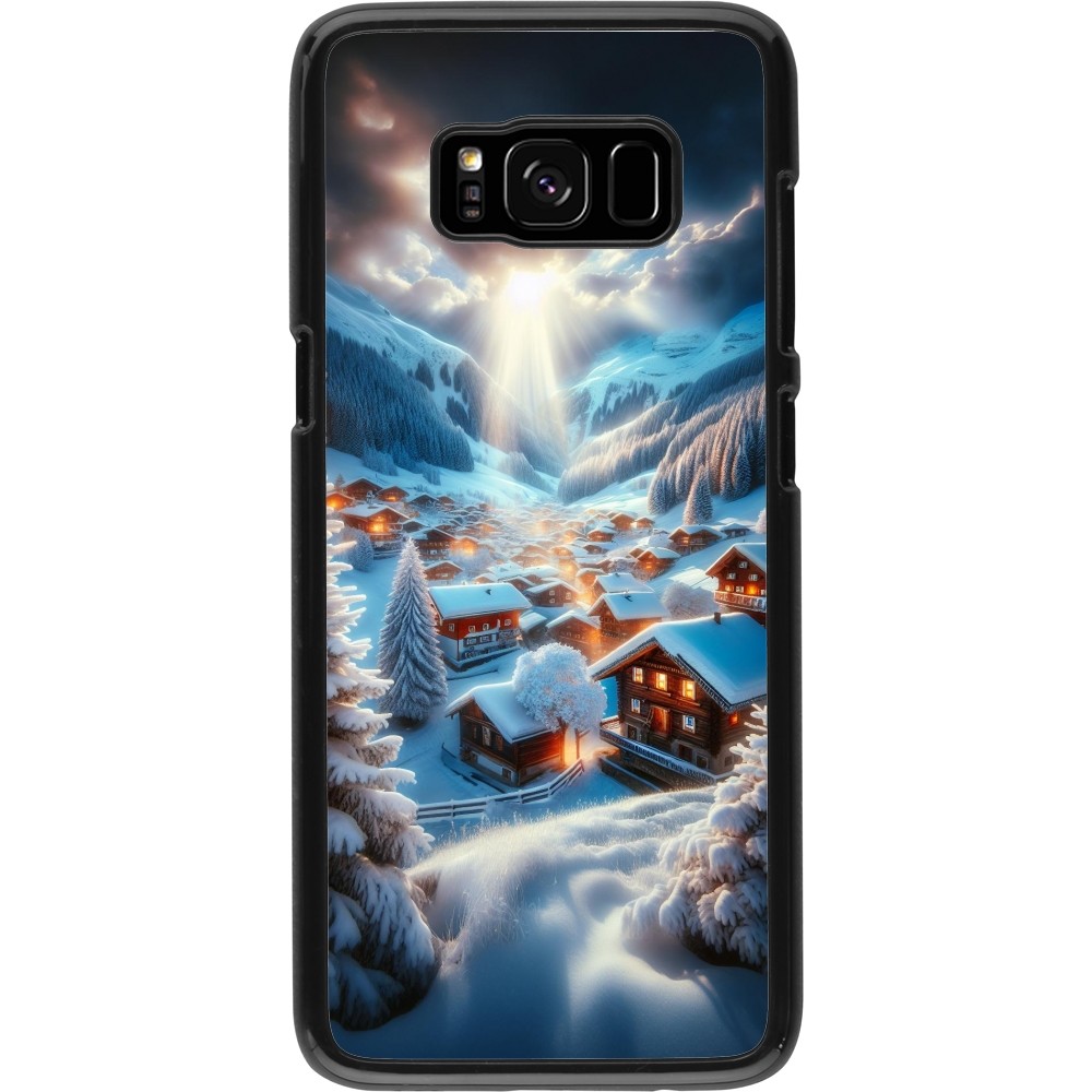 Coque Samsung Galaxy S8 - Mont Neige Lumière