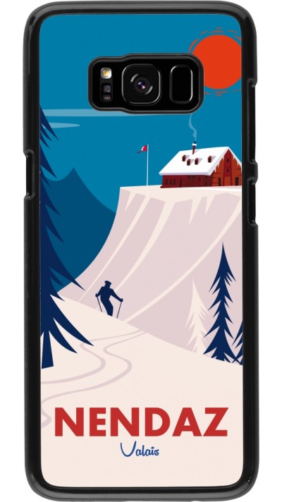 Samsung Galaxy S8 Case Hülle - Nendaz Cabane Ski