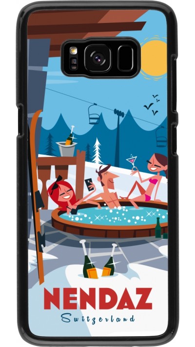 Samsung Galaxy S8 Case Hülle - Nendaz Mountain Jacuzzi