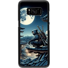 Coque Samsung Galaxy S8 - Ninja sous la lune