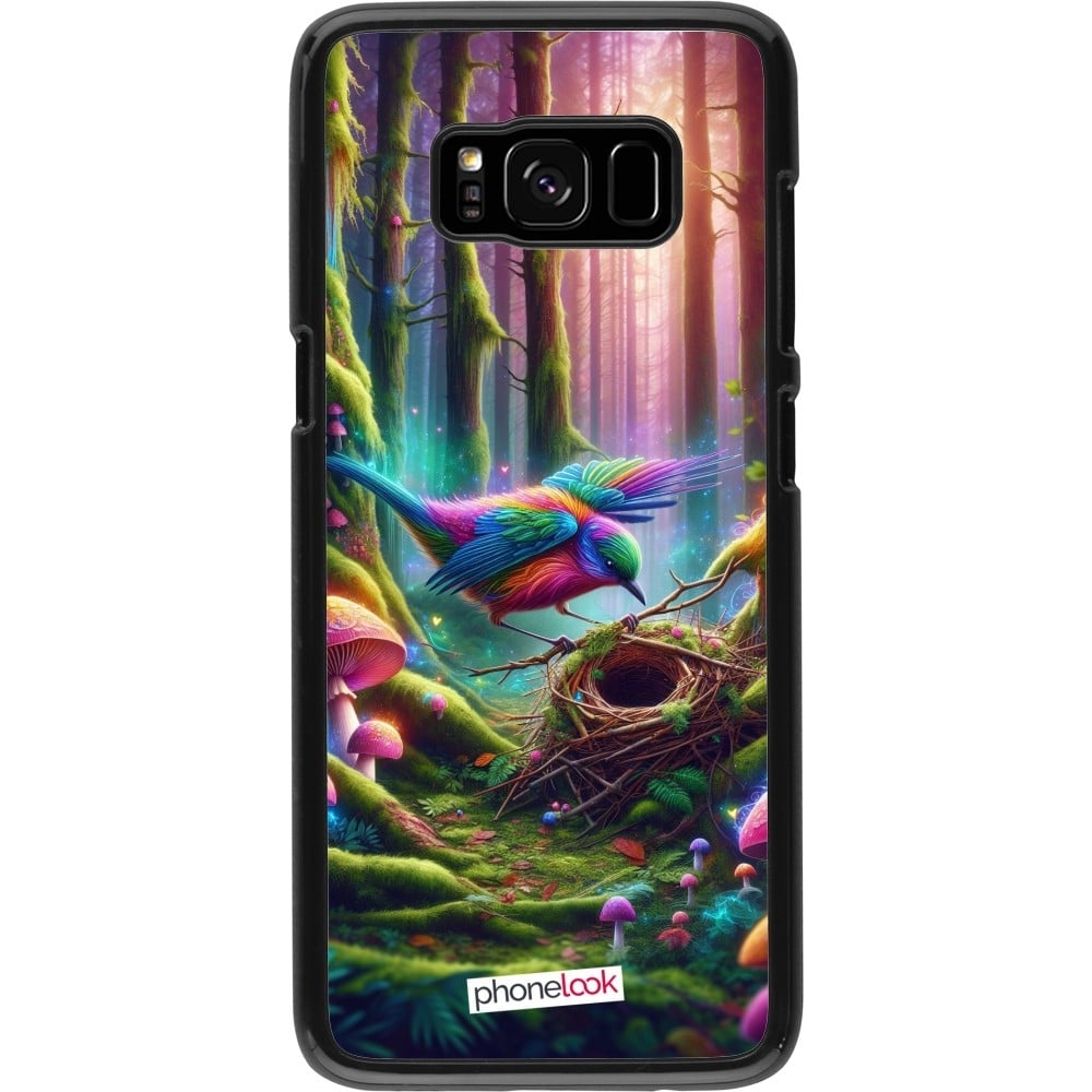 Coque Samsung Galaxy S8 - Oiseau Nid Forêt