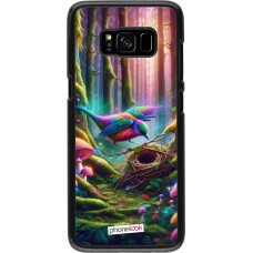 Coque Samsung Galaxy S8 - Oiseau Nid Forêt