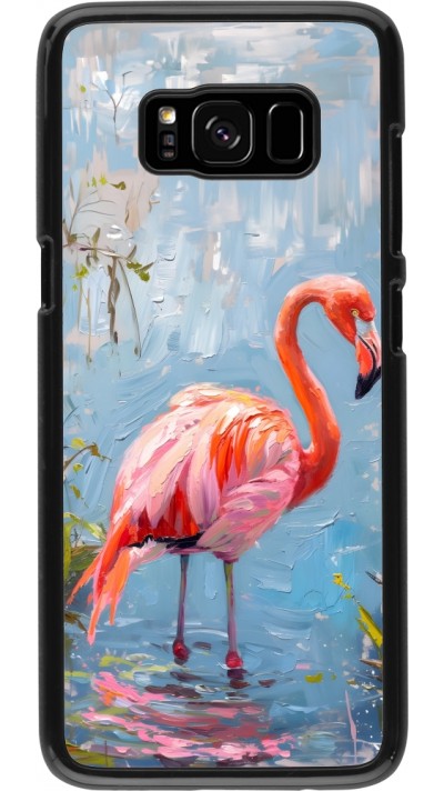 Coque Samsung Galaxy S8 - Paint Flamingo