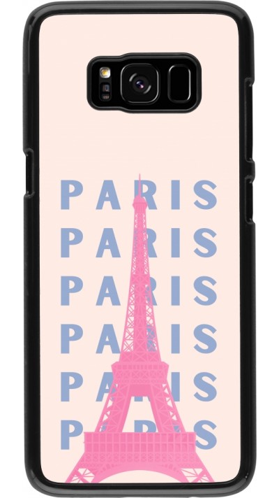 Coque Samsung Galaxy S8 - Paris Pink Print