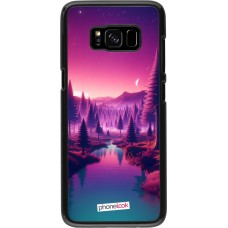 Coque Samsung Galaxy S8 - Paysage Violet-Rose