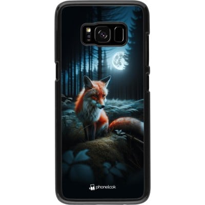 Coque Samsung Galaxy S8 - Renard lune forêt