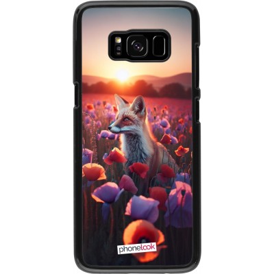 Coque Samsung Galaxy S8 - Renard pourpre au crépuscule