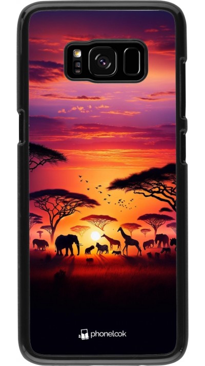 Coque Samsung Galaxy S8 - Safari sunset wildlife