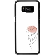 Samsung Galaxy S8 Case Hülle - Spring 23 minimalist flower