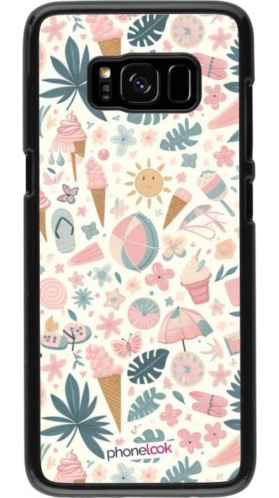 Coque Samsung Galaxy S8 - Summer Pink Pattern