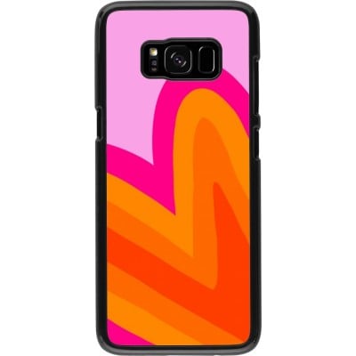 Coque Samsung Galaxy S8 - Valentine 2024 heart gradient