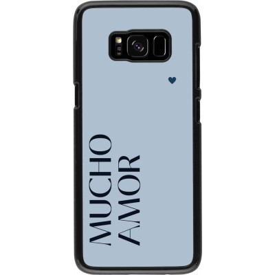 Coque Samsung Galaxy S8 - Valentine 2024 mucho amor azul