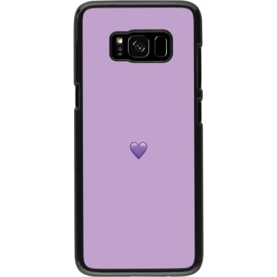 Coque Samsung Galaxy S8 - Valentine 2023 purpule single heart