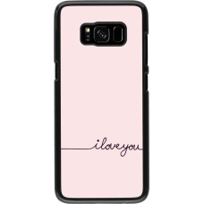 Coque Samsung Galaxy S8 - Valentine 2023 i love you writing