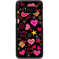 Coque Samsung Galaxy S8 - Valentine 2023 love symbols