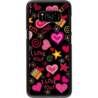 Coque Samsung Galaxy S8 - Valentine 2023 love symbols