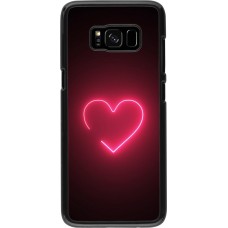 Coque Samsung Galaxy S8 - Valentine 2023 single neon heart