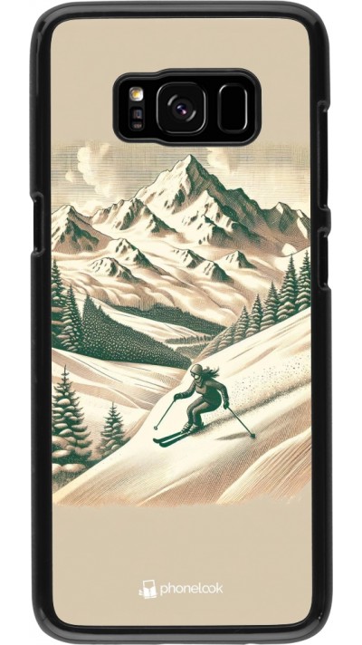 Coque Samsung Galaxy S8 - Vintage Ski Mountain