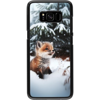 Coque Samsung Galaxy S8 - Noël 2023 Renardeau sapin