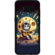 Coque Samsung Galaxy S8 - Silicone rigide noir AstroCat RockLune