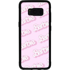 Coque Samsung Galaxy S8 - Silicone rigide noir Barbie light pink pattern