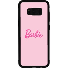 Coque Samsung Galaxy S8 - Silicone rigide noir Barbie Text