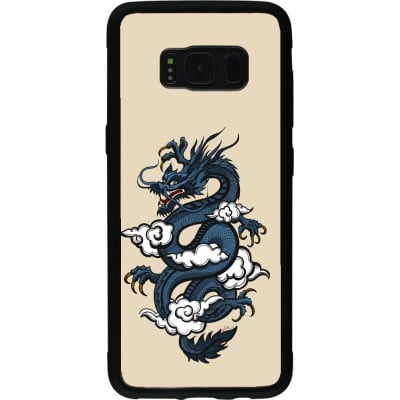 Coque Samsung Galaxy S8 - Silicone rigide noir Blue Dragon Tattoo