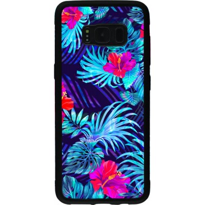 Coque Samsung Galaxy S8 - Silicone rigide noir Blue Forest