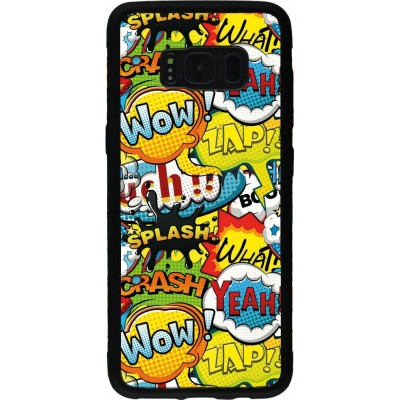 Coque Samsung Galaxy S8 - Silicone rigide noir Cartoons slogans