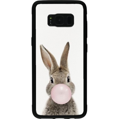 Coque Samsung Galaxy S8 - Silicone rigide noir Easter 2023 bubble gum bunny