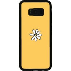 Coque Samsung Galaxy S8 - Silicone rigide noir Easter 2023 daisy