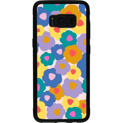 Coque Samsung Galaxy S8 - Silicone rigide noir Easter 2024 flower power