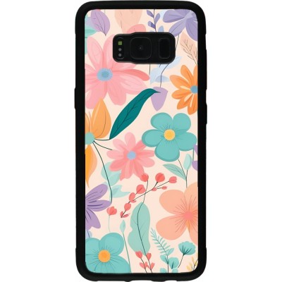 Coque Samsung Galaxy S8 - Silicone rigide noir Easter 2024 spring flowers