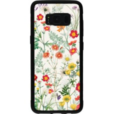 Coque Samsung Galaxy S8 - Silicone rigide noir Flora Botanical Wildlife