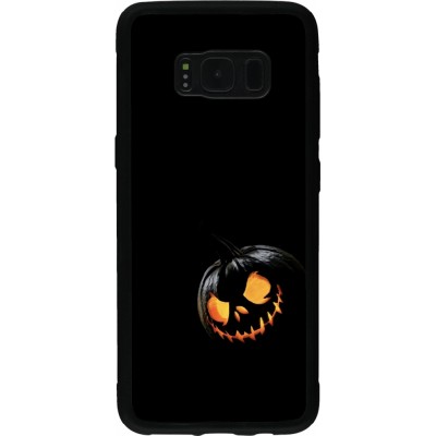 Coque Samsung Galaxy S8 - Silicone rigide noir Halloween 2023 discreet pumpkin