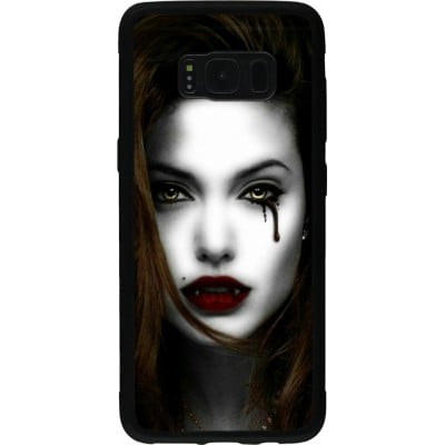 Coque Samsung Galaxy S8 - Silicone rigide noir Halloween 2023 gothic vampire