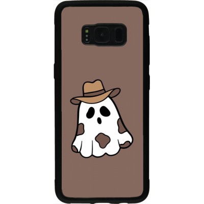 Coque Samsung Galaxy S8 - Silicone rigide noir Halloween 2024 cowboy ghost