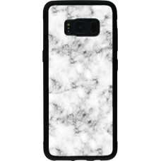 Coque Samsung Galaxy S8 - Silicone rigide noir Marble 01