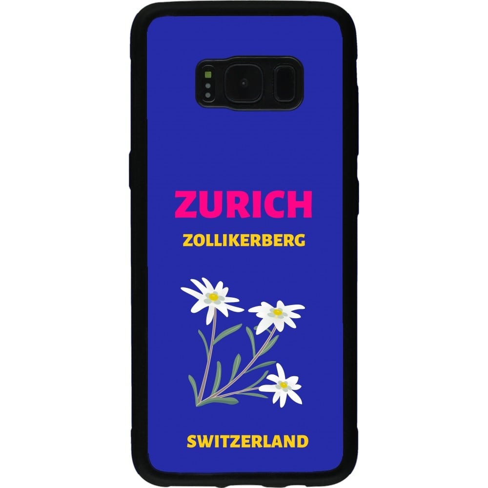 Coque Samsung Galaxy S8 - Silicone rigide noir Pop Summer Destination Zurich