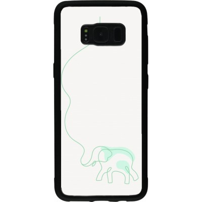 Coque Samsung Galaxy S8 - Silicone rigide noir Spring 23 baby elephant