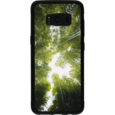 Coque Samsung Galaxy S8 - Silicone rigide noir Spring 23 forest blue sky