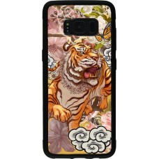 Coque Samsung Galaxy S8 - Silicone rigide noir Spring 23 japanese tiger